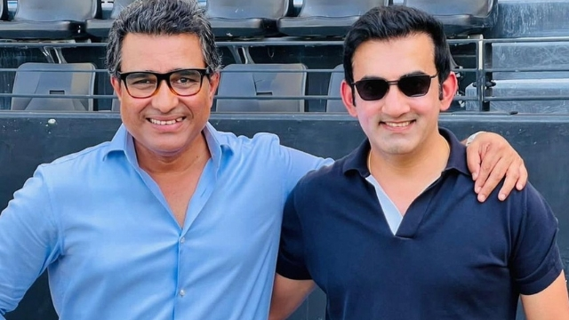 Sanjay Manjerkar and Gautam Gambhir