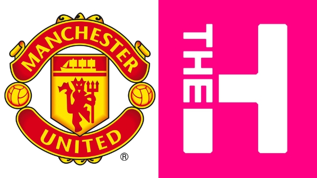 Logos of Manchester United and The 100