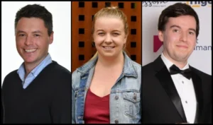 Richard Brewer, Kylie Crowley and Ben Warren