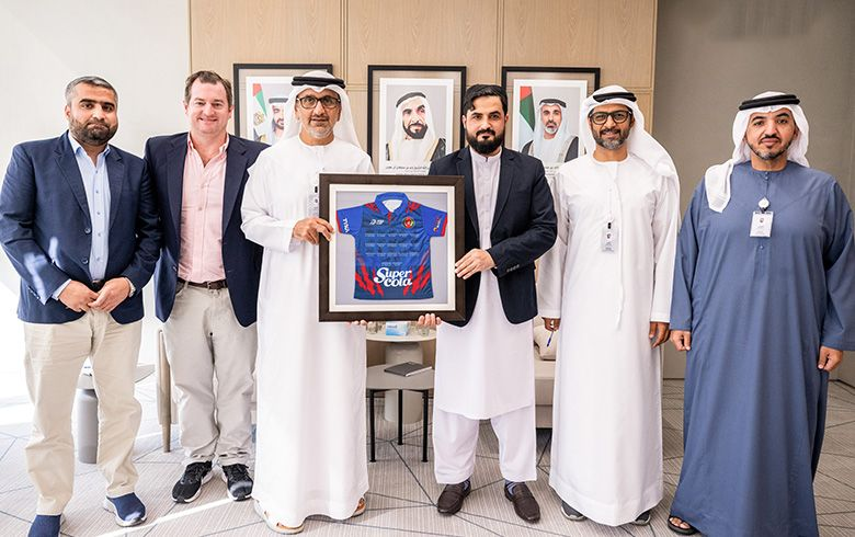 ACB CEO with Abu Dhabi Sports Council General Secretary