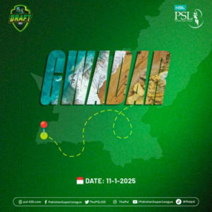 Gwadar host HBL PSL Player Draft