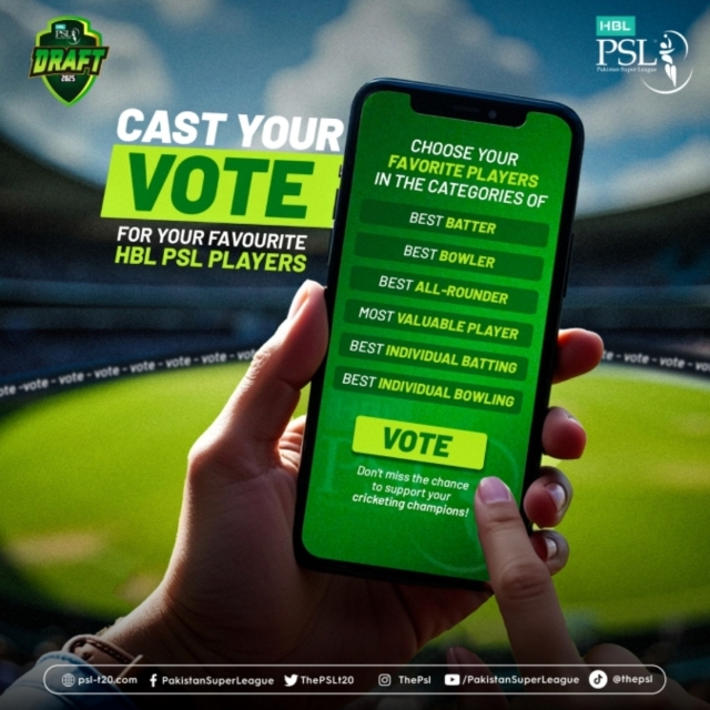 HBL PSL Fans Choice Awards
