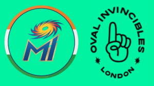 Mumbai Indians, Oval Invincibles Logos