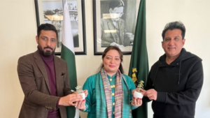 Romina Khurshid Alam with Rana Atif