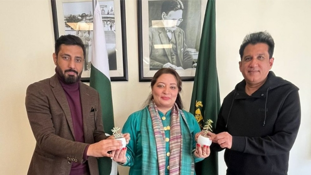 Romina Khurshid Alam with Rana Atif