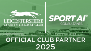 Leicestershire CCC partnership with Sport AI Consultants