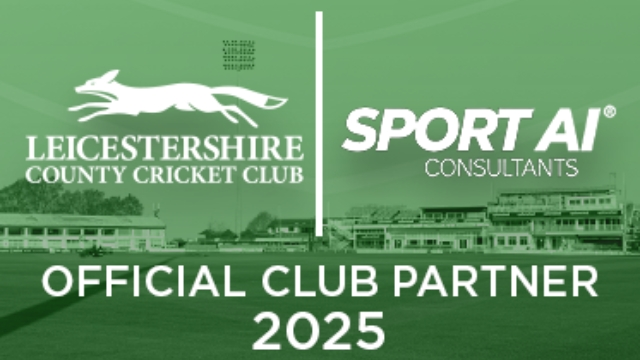 Leicestershire CCC partnership with Sport AI Consultants