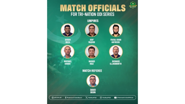 Match officials Pannel