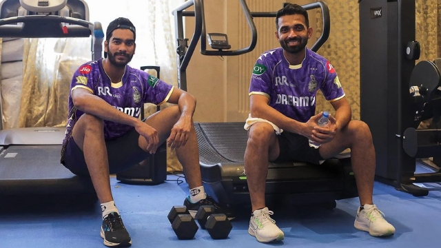 Ajinkya Rahane and Venkatesh Iyer