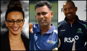 Tahnee Bungey, Chamara Silva and Phil Simmons