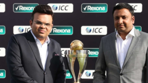 Jay Shah with Rohit Jawa