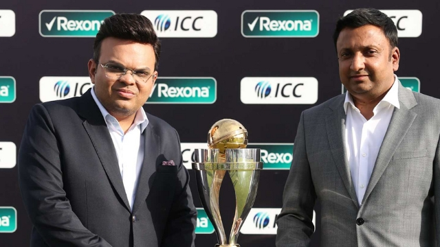 Jay Shah with Rohit Jawa