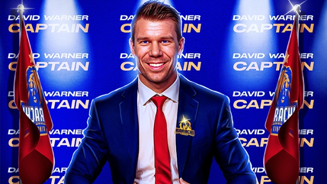 Karachi Kings Appoint David Warner Captain for HBL PSL