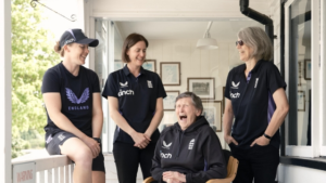 Lydia Greenway, Lynne Thomas, Carole Cornthwaite (nee Hodges) and Heather Knight