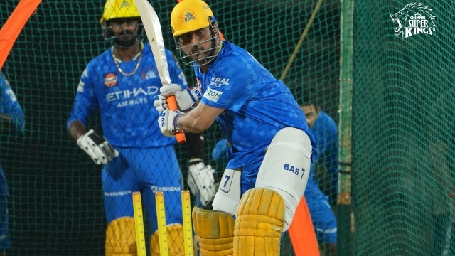 Mahendra Singh Dhoni CSK Camp