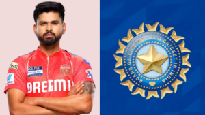 Shreyas Iyer, BCCI Logo