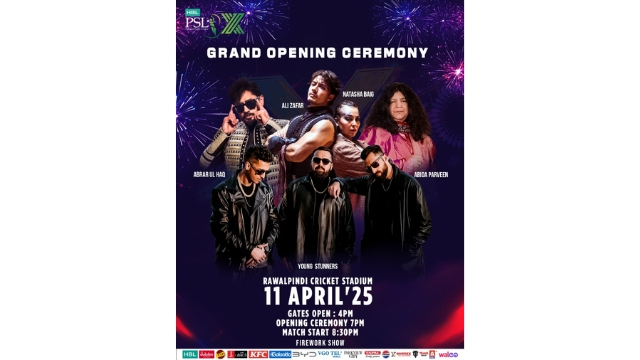 Opening ceremony of HBL PSL X