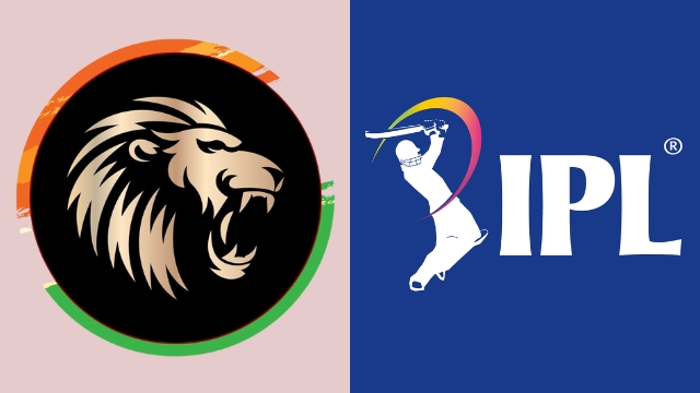 Logos of Punjab Kings and the Indian Premier League (IPL) displayed side by side, symbolizing the team's participation in the IPL 2025 season.