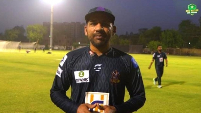 Sarfraz Ahmed speaks about his new role as Team Director of Quetta Gladiators on a cricket field.