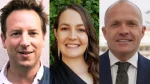 Headshots of Oliver Smith, Tiffany Finlay, and Richard Kenyon side by side