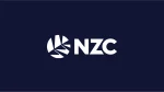 Official logo of New Zealand Cricket (NZC) on a dark background.