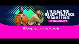 Shimza and Will Linley promote live shows at The Loop™ stage in Newlands, Cape Town, exclusive to Rain event.