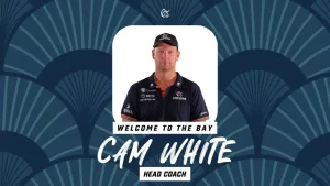 Cameron White appointed as head coach of the San Francisco Unicorns cricket team, featured in welcome announcement graphic