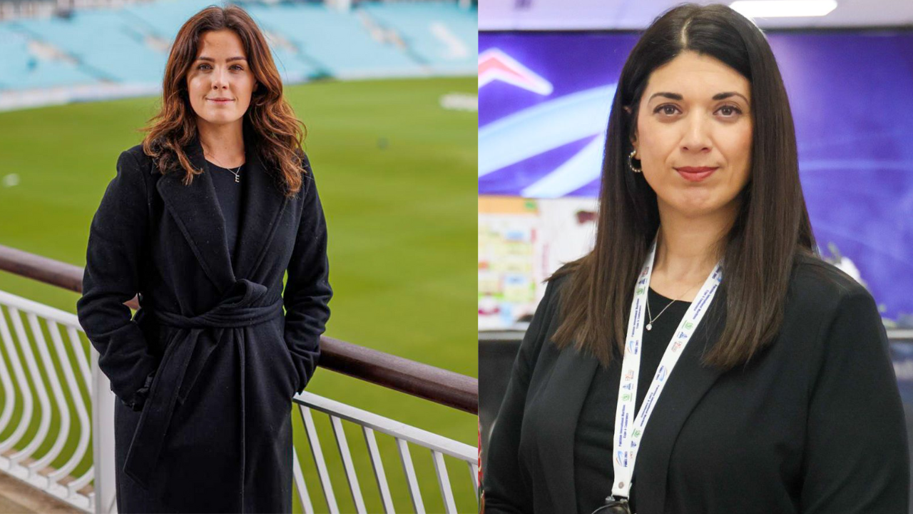 Emma Calvert and Sadia Sheikh, directors at Cricket Scotland, pictured in 2025