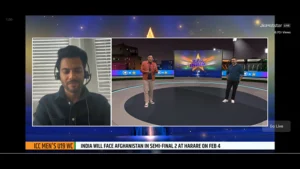 Cricket experts discuss ICC U19 World Cup 2026 semi-final between India and Afghanistan on Star Sports broadcast