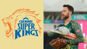 James Foster with Chennai Super Kings (CSK) logo representing his coaching role with the IPL franchise.