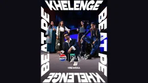PSL Khelenge Beat Pe campaign promotional poster featuring artists with Pepsi and HBL PSL branding for New Era initiative