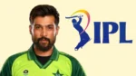 Pakistan fast bowler Mohammad Amir featured alongside the IPL logo in a graphic related to Indian Premier League discussions and player updates.