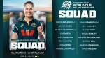 Sophie Molineux featured in Australia Women’s squad announcement for the ICC Women’s T20 World Cup 2026.
