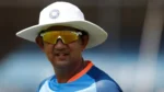 Sairaj Bahutule, former India cricketer and cricket coach, wearing a wide-brimmed hat and sunglasses during a training session.