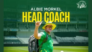 Former South Africa all-rounder Albie Morkel after being appointed as the new head coach of Joburg Super Kings ahead of the SA20 season.