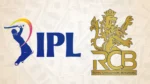 Indian Premier League (IPL) and Royal Challengers Bengaluru (RCB) logos representing the franchise's valuation, brand value and commercial growth.