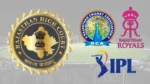 Logos of Sawai Mansingh Stadium, Rajasthan High Court, Rajasthan Cricket Association (RCA), Rajasthan Royals and the Indian Premier League (IPL) representing key stakeholders in Rajasthan cricket.