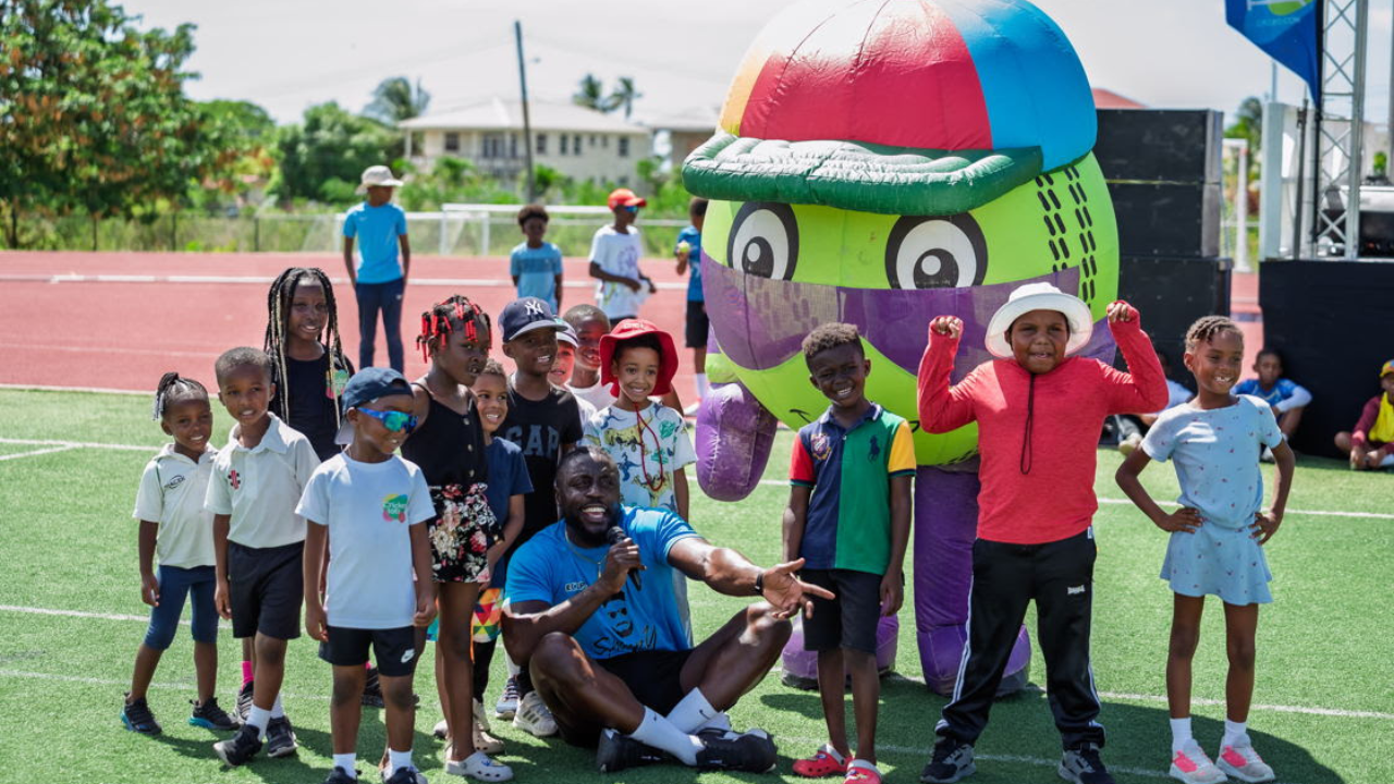 Children participate in a CPL SchoolYard community initiative