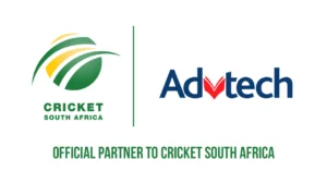 Cricket South Africa and ADvTECH Limited logos announcing their official partnership