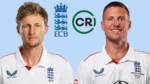 Joe Root and Brydon Carse pictured with ECB and Cricket Regulator logos