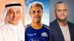 Khalid Al Zarouni, Zubin Bharucha and Vijay Kesha pictured together.