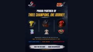 KragBuzz announced as clothing and headwear partner for Noida Super Kings, Kashi Rudras and Kanpur Superstars in UP T20.