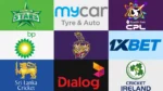 Melbourne Stars and Trinbago Knight Riders logos with CPL, Sri Lanka Cricket, Cricket Ireland and sponsor logos