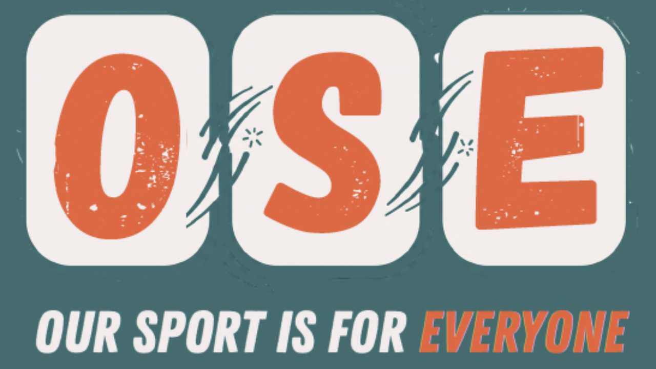 OSE logo with the slogan “Our Sport Is For Everyone”