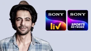 Sunil Grover alongside Sony LIV and Sony Sports Network logos