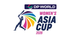DP World Women’s Asia Cup 2026 cricket tournament logo.