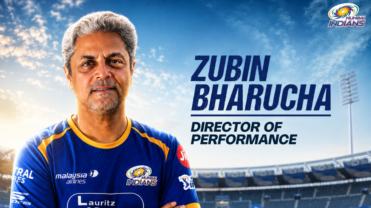 Zubin Bharucha, Director of Performance for Mumbai Indians