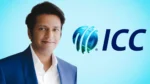 Abhiram Singh Yadav alongside the ICC logo