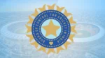 BCCI logo displayed over a cricket stadium background