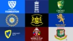 Logos of BCCI, ECB, ICC, Cricket Australia, Bangladesh Cricket Board and cricket organizations